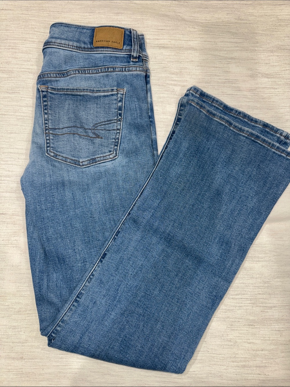 American Eagle Outfitters Women’s Light Blue Boot Cut Jeans